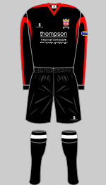 prestatyn town afc 2012-13 away kit